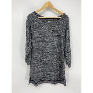 Style & Co. Sport marled knit sweater top size Large